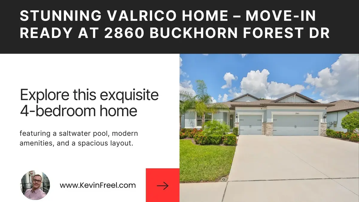 Move-In Ready 4-Bed Home in Valrico | $599,999