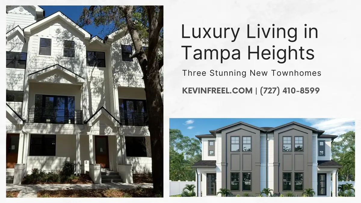 Luxury Living in Tampa Heights: Three Stunning New Townhomes