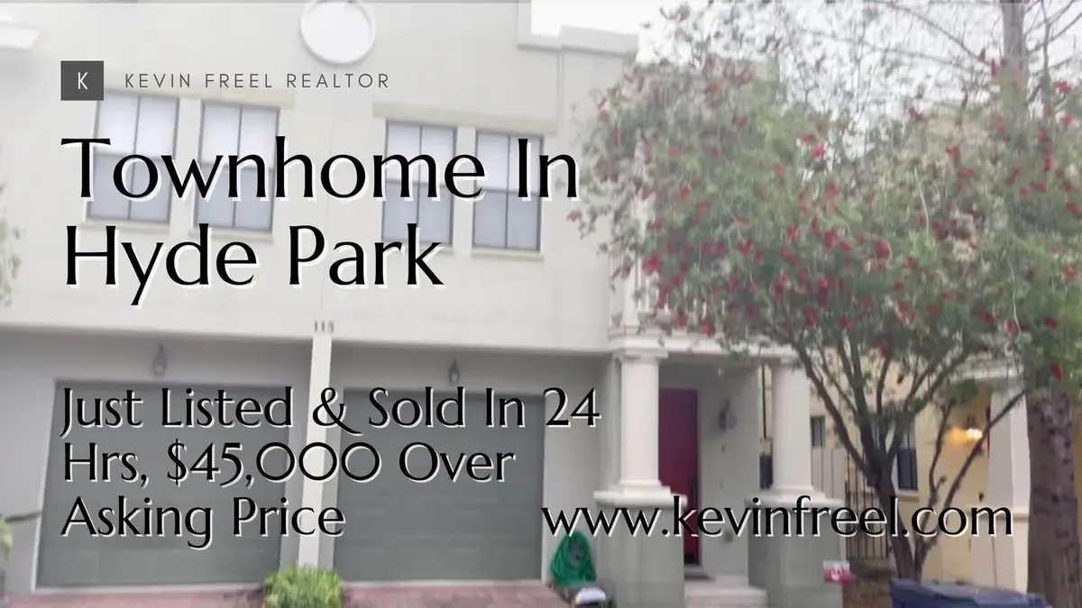 Townhome In Hyde Park - Just Listed & Sold In 24 Hrs, $45,000 Over Asking Price